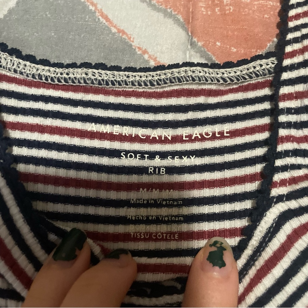 American Eagle Ribbed Tank Top - Picture 2 of 3
